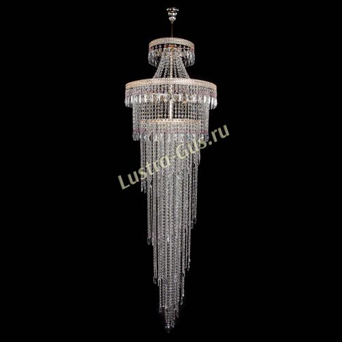 Люстра Флоренция Водопад №8 розовая в Кирове Гусь Хрустальный