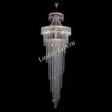 Люстра Флоренция Водопад №8 розовая в Кирове