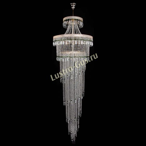 Люстра Флоренция Водопад №8 зеленая в Кирове Гусь Хрустальный
