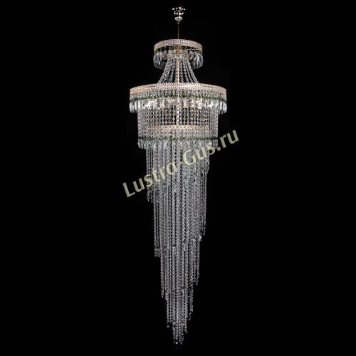 Люстра Флоренция Водопад №8 зеленая в Кирове Гусь Хрустальный