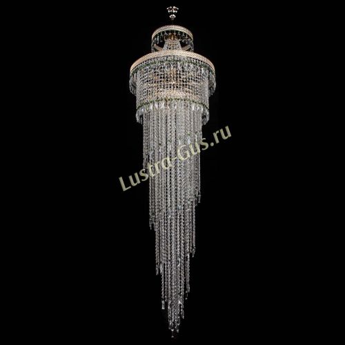 Люстра Флоренция Водопад №8 зеленая в Кирове Гусь Хрустальный