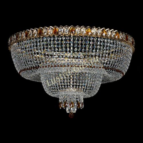 Большая люстра Хрустальный Каскад Дворцовый чайный в Кирове Гусь Хрустальный