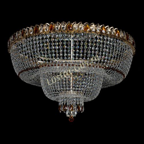 Большая люстра Хрустальный Каскад Дворцовый чайный в Кирове Гусь Хрустальный