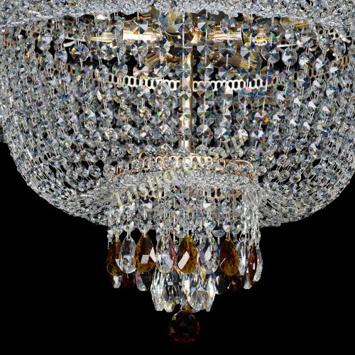 Большая люстра Хрустальный Каскад Дворцовый чайный в Кирове Гусь Хрустальный