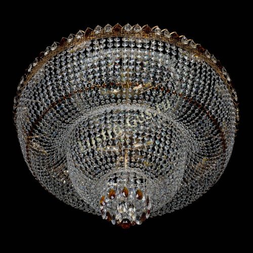 Большая люстра Хрустальный Каскад Дворцовый чайный в Кирове Гусь Хрустальный