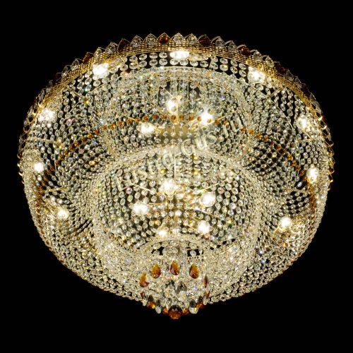 Большая люстра Хрустальный Каскад Дворцовый чайный в Кирове Гусь Хрустальный