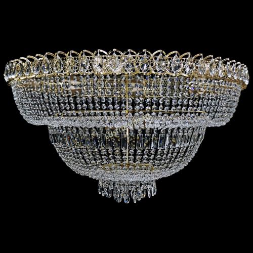 Люстра Хрустальный Каскад №13 2 яруса в Кирове Гусь Хрустальный