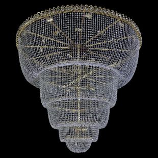 Потолочная люстра Хрустальный Каскад №48 5 ярусов