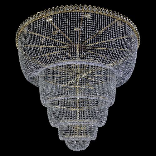 Люстра Хрустальный Каскад №48 5 ярусов в Кирове Гусь Хрустальный