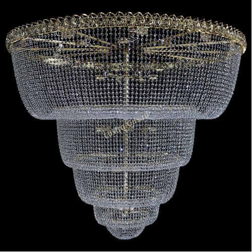 Люстра Хрустальный Каскад №48 5 ярусов в Кирове Гусь Хрустальный