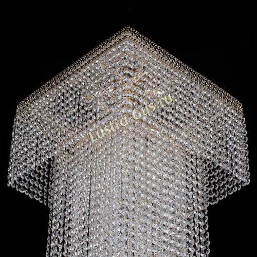 Люстра Колонна Квадрат Длинный в Кирове Гусь Хрустальный