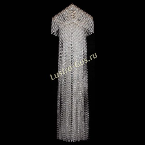 Люстра Колонна Квадрат Длинный в Кирове Гусь Хрустальный