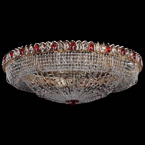 Люстра Кольцо Классика №12 красная в Кирове Гусь Хрустальный