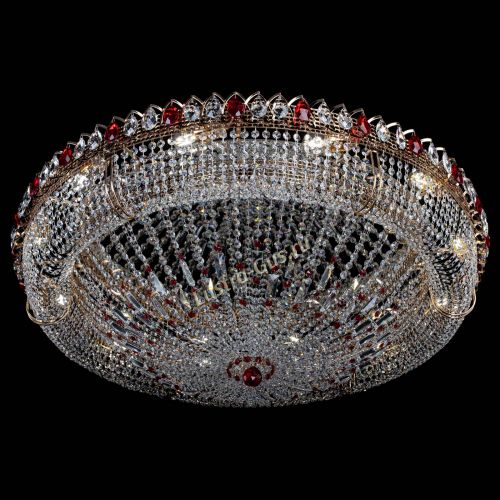 Люстра Кольцо Классика №12 красная в Кирове Гусь Хрустальный