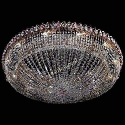 Люстра Кольцо Классика №12 розовая в Кирове Гусь Хрустальный