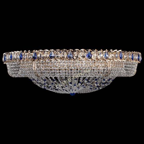 Люстра Кольцо Классика №12 синяя в Кирове Гусь Хрустальный