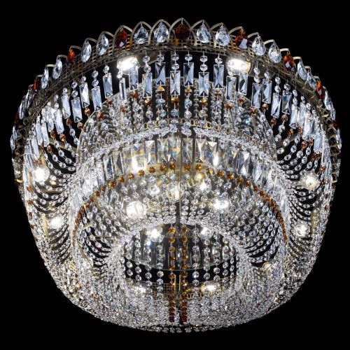 Люстра Кольцо Овал №17 под бронзу чайная в Кирове Гусь Хрустальный