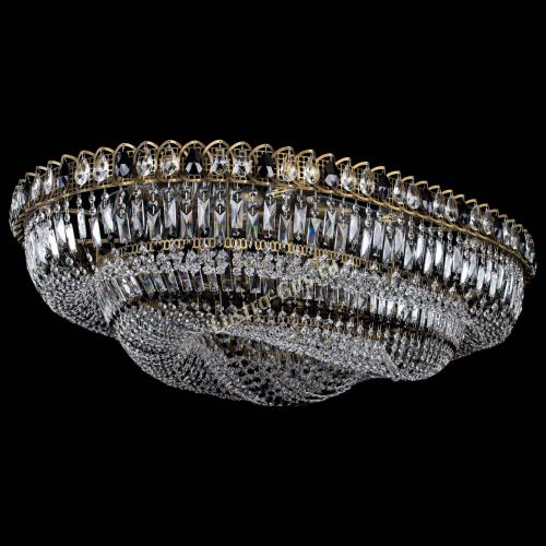 Люстра Кольцо Овал №17 под бронзу черная в Кирове Гусь Хрустальный