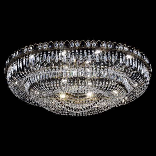 Люстра Кольцо Овал №17 под бронзу черная в Кирове Гусь Хрустальный