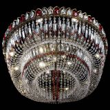 Люстра Кольцо Овал №17 под бронзу красная в Кирове