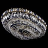 Люстра Кольцо Овал №17 под бронзу синяя в Кирове