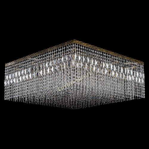 Люстра Квадрат 800 мм под бронзу в Кирове Гусь Хрустальный