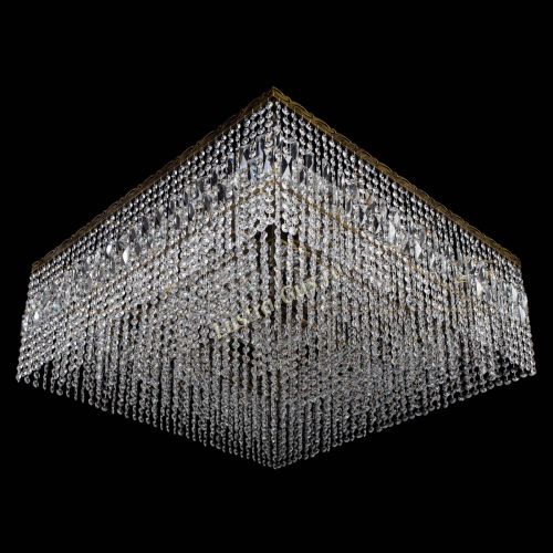 Люстра Квадрат 800 мм под бронзу в Кирове Гусь Хрустальный