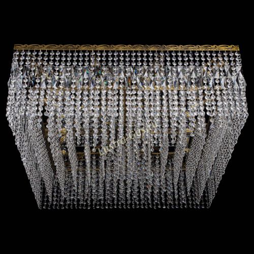 Люстра Квадрат 800 мм под бронзу в Кирове Гусь Хрустальный