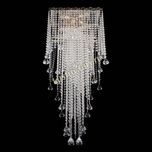 Люстра Квадрат Водопад с конусами в Кирове Гусь Хрустальный