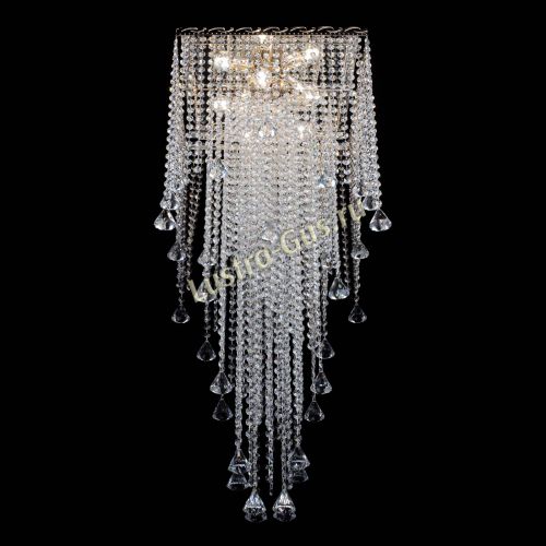 Люстра Квадрат Водопад с конусами в Кирове Гусь Хрустальный