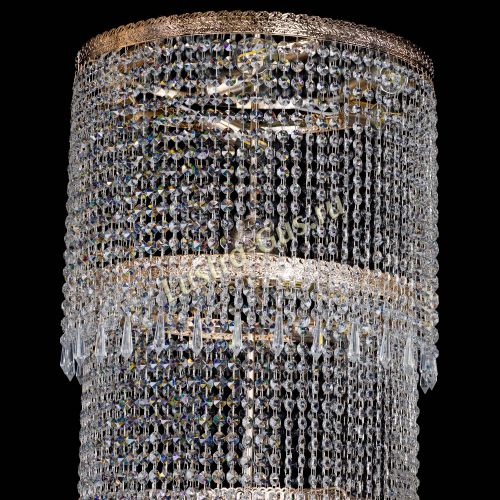 Люстра Милан каскад карандаш в Кирове Гусь Хрустальный