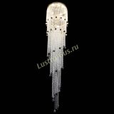 Люстра Милан каскад шар черный в Кирове