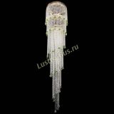 Люстра Милан каскад шар зеленый в Кирове