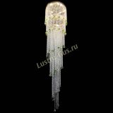 Люстра Милан каскад шар зеленый в Кирове