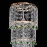 Люстра Милан каскад шар зеленый в Кирове