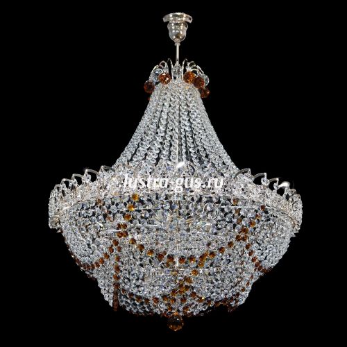 Люстра Натали с нарядом Роза чайная в Кирове Гусь Хрустальный