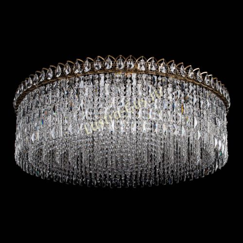 Люстра Октава большая №12 под бронзу в Кирове Гусь Хрустальный