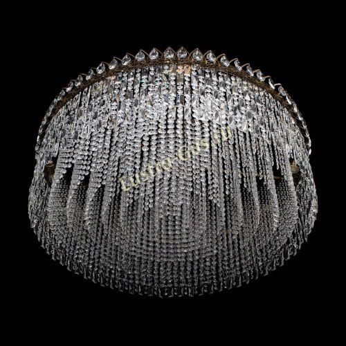 Люстра Октава большая №12 под бронзу в Кирове Гусь Хрустальный