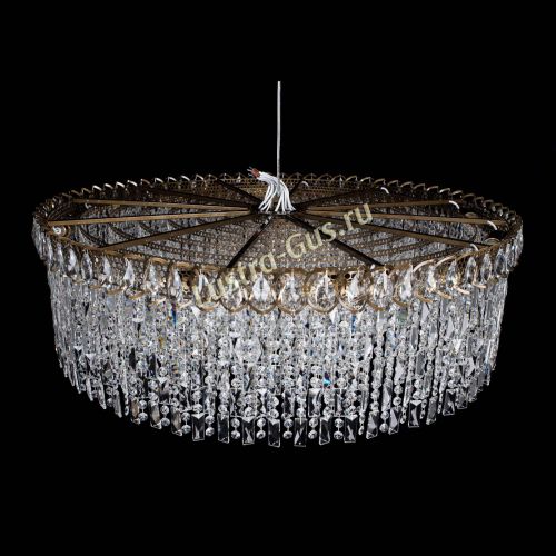 Люстра Октава большая №12 под бронзу в Кирове Гусь Хрустальный