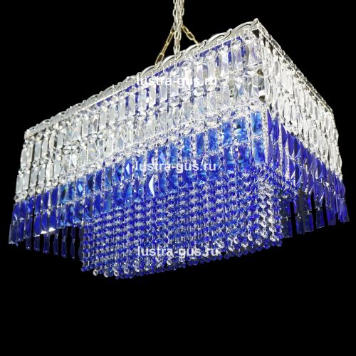 Люстра Капель Прямоугольная Пластинка в Кирове Гусь Хрустальный