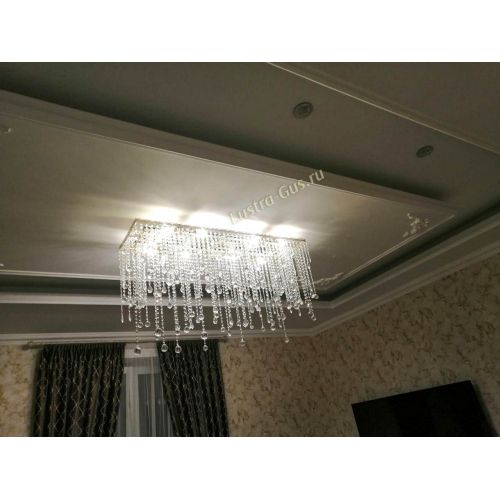 Люстра Прямоугольник №2 в Кирове Гусь Хрустальный