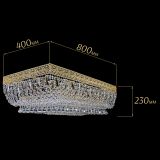 Люстра Прямоугольник Италия №8 в Кирове