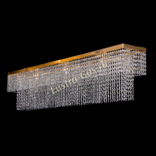 Люстра Прямоугольник Капель в Кирове Гусь Хрустальный