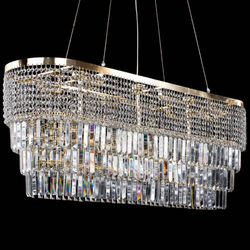 Люстра Прямоугольник Сигма №14 пластинка в Кирове Гусь Хрустальный