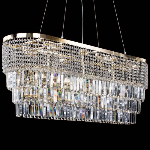 Люстра Прямоугольник Сигма №14 пластинка в Кирове Гусь Хрустальный