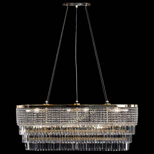 Люстра Прямоугольник Сигма №14 пластинка в Кирове Гусь Хрустальный