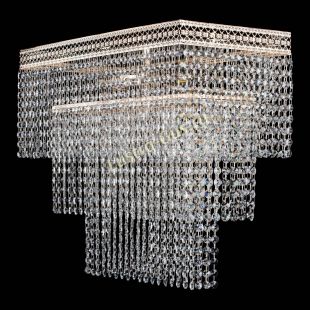 Люстра большого диаметра Прямоугольник Венеция №3