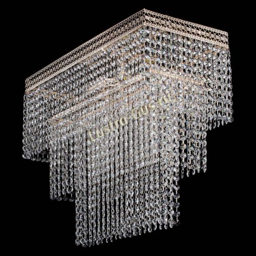 Люстра Прямоугольник Венеция №3 в Кирове Гусь Хрустальный