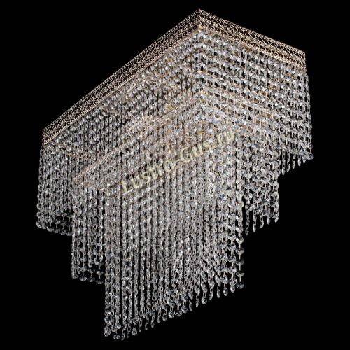 Люстра Прямоугольник Венеция №3 в Кирове Гусь Хрустальный