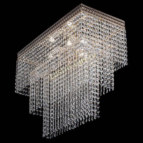 Люстра Прямоугольник Венеция №3 в Кирове Гусь Хрустальный